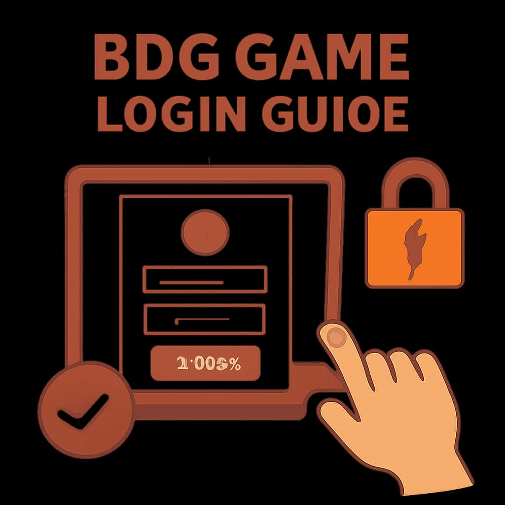 Illustration of BDG Game Login process.