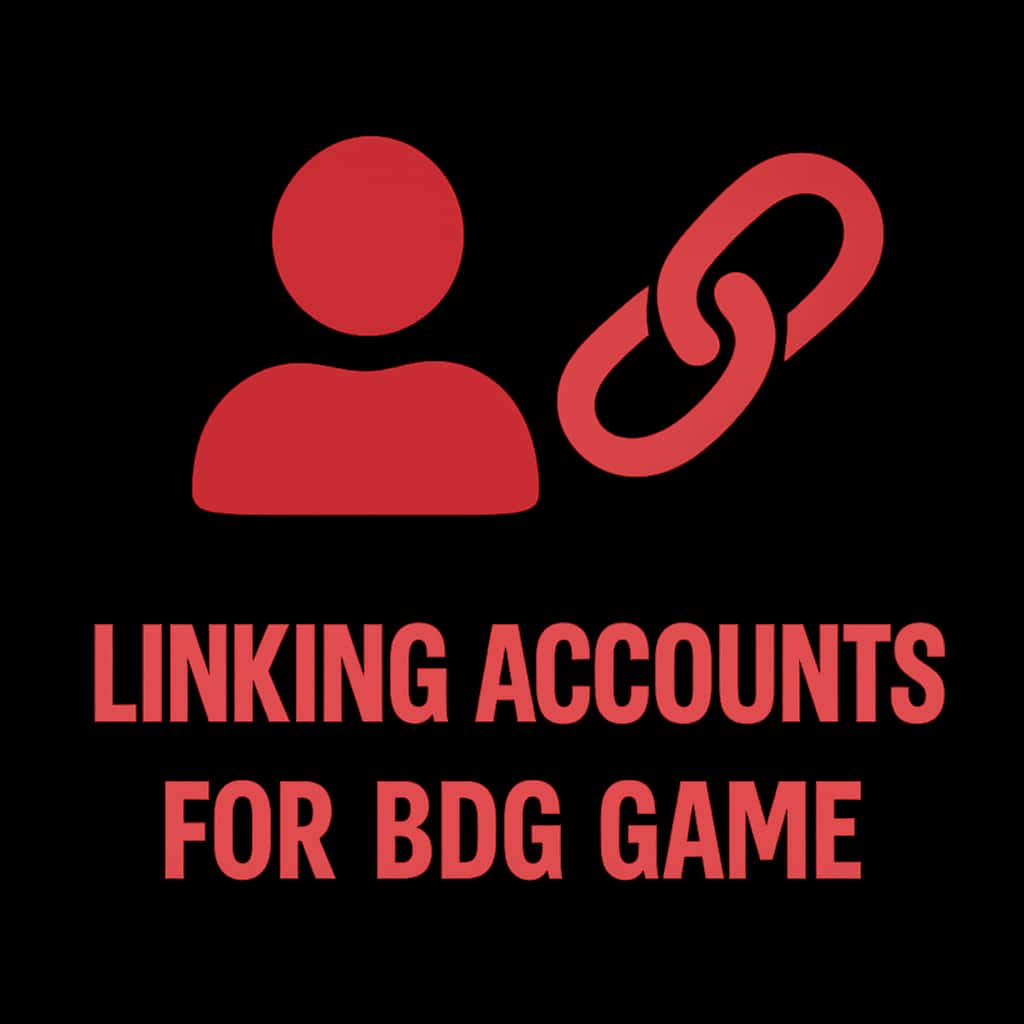 A badge design symbolizing linking accounts in BDG Game.