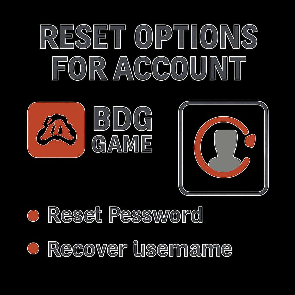 An educational diagram about BDG Game account reset processes.