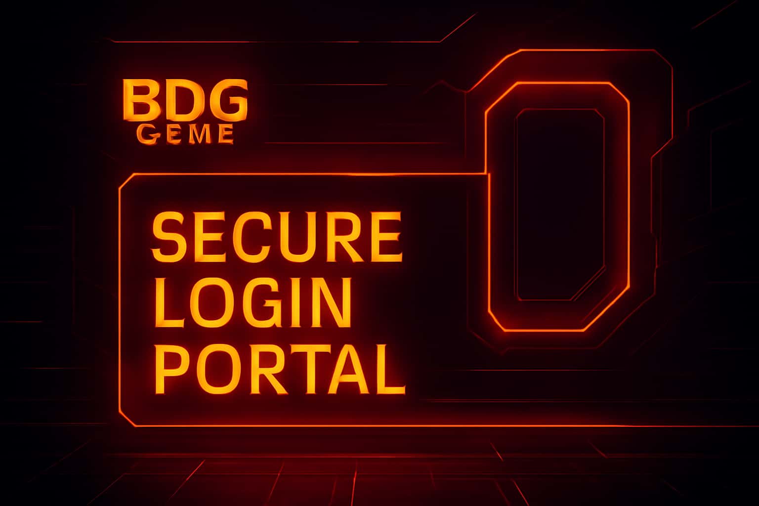 Futuristic login portal background