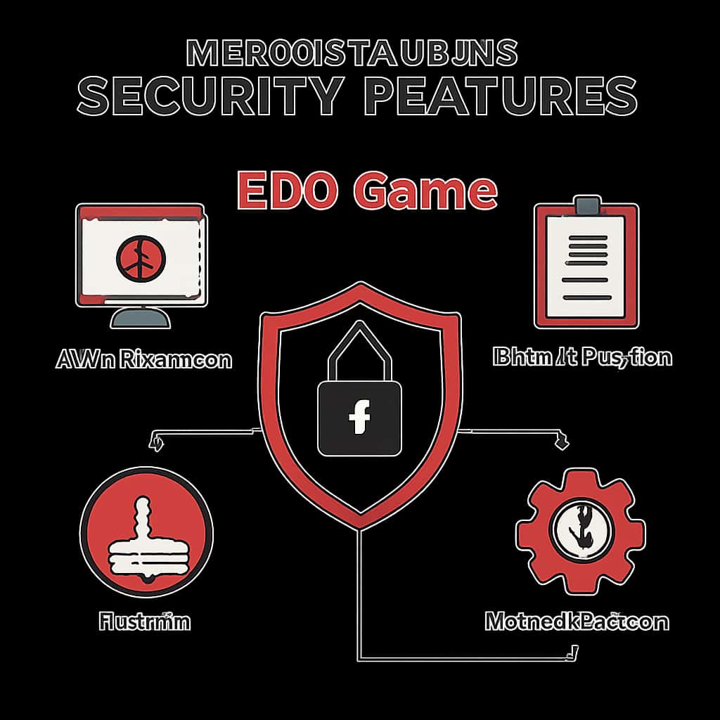 An educational diagram depicting BDG Game security features and their importance.