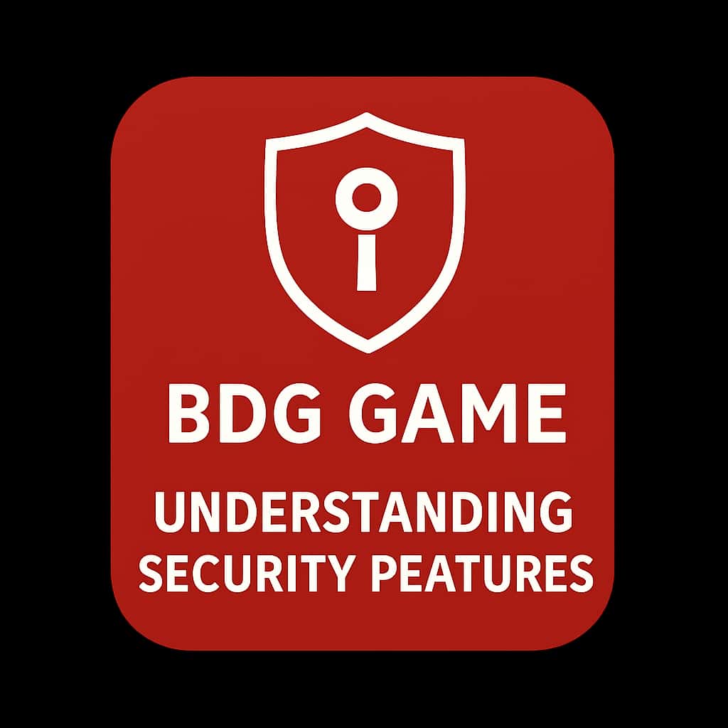 A professional badge illustrating the concept of BDG Game security features.