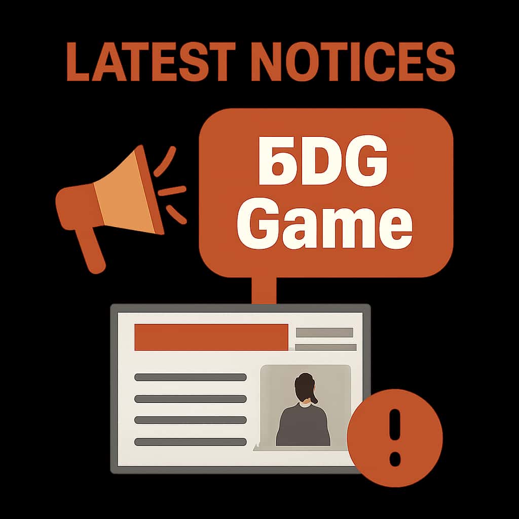 Illustration of BDG Game Notices process.