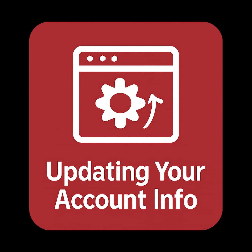 Icon representing account update process for BDG Game.
